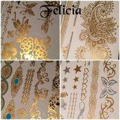 BeautyQ Golden tattoo Felicia