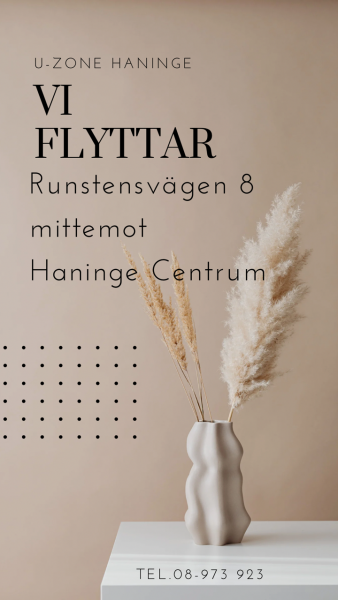 U-Zone Haninge har flyttat